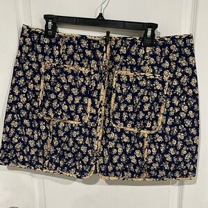 Sézane Foxy skirt in the Cara mix print